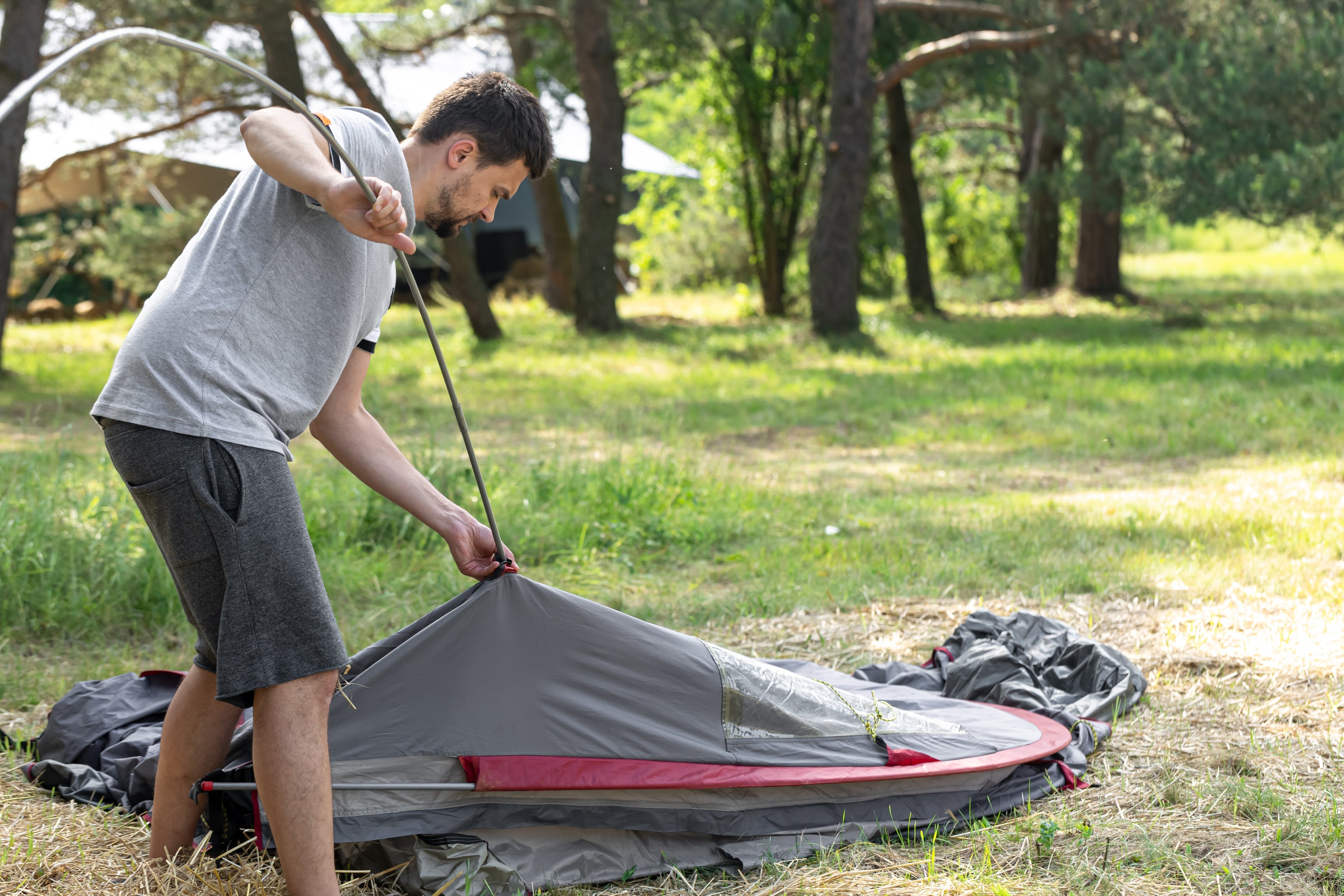 Kleding wassen op de camping