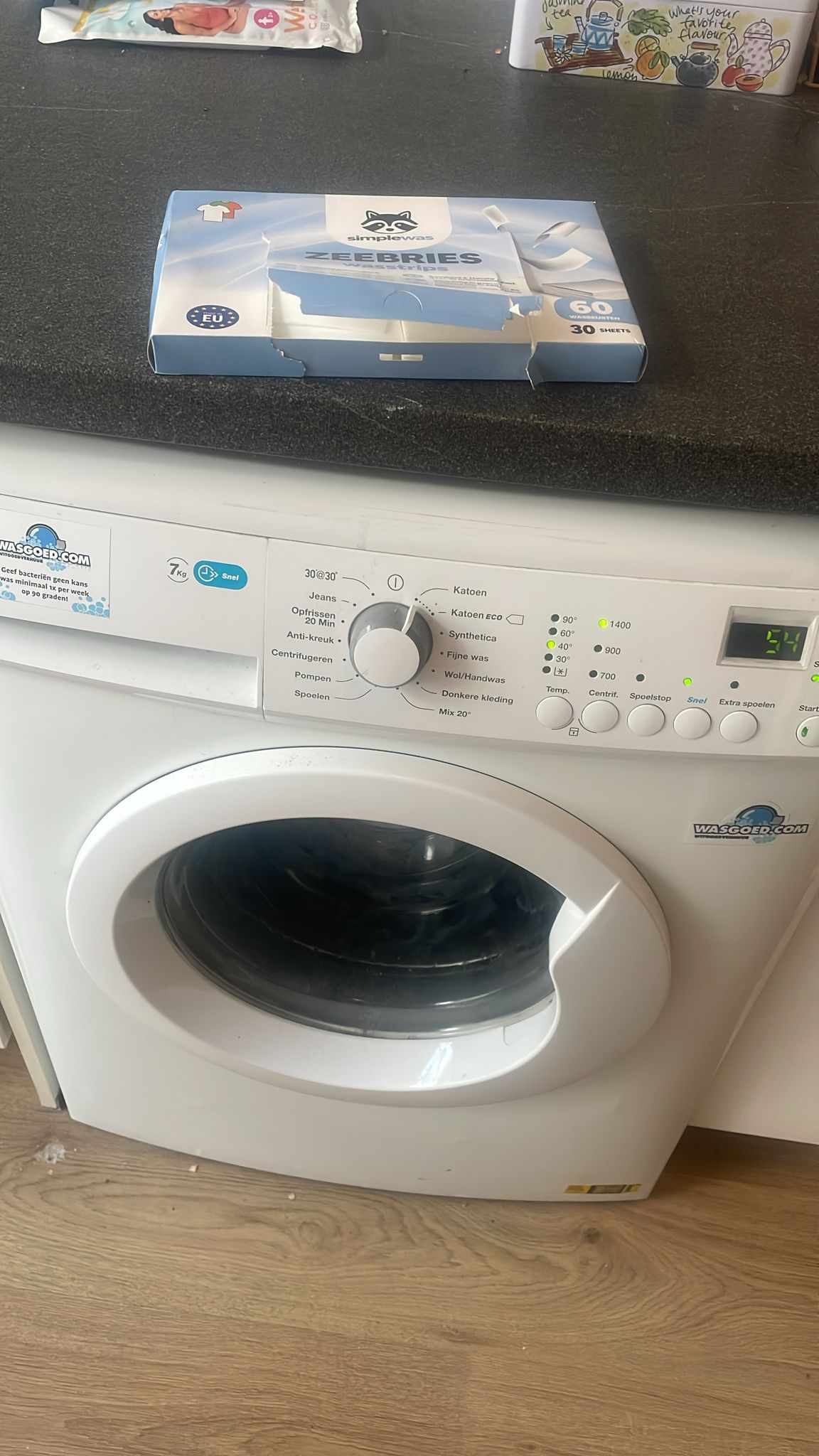 Reviewfoto Iris: trommel met Simplewas