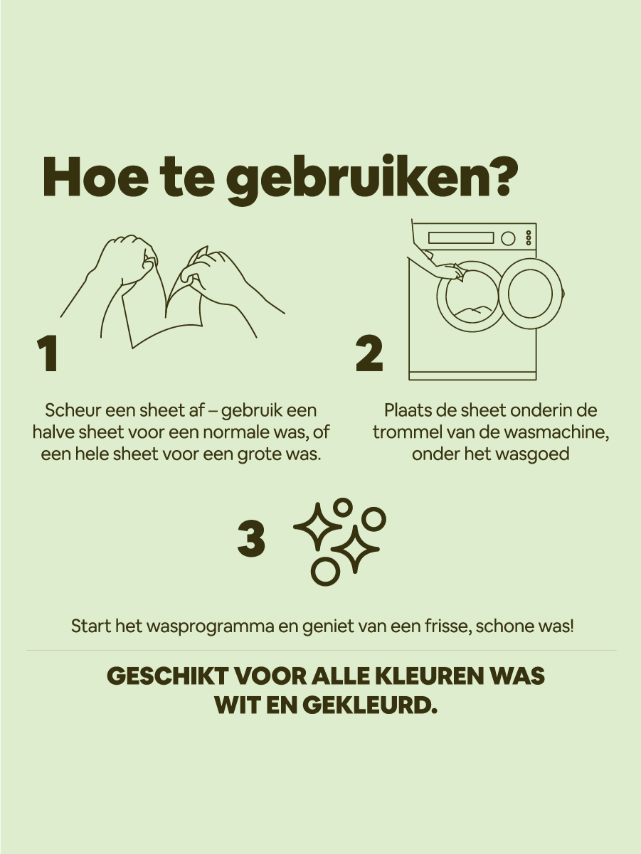 Lentebloesem wasstrips - 60 wasbeurten - Simplewas