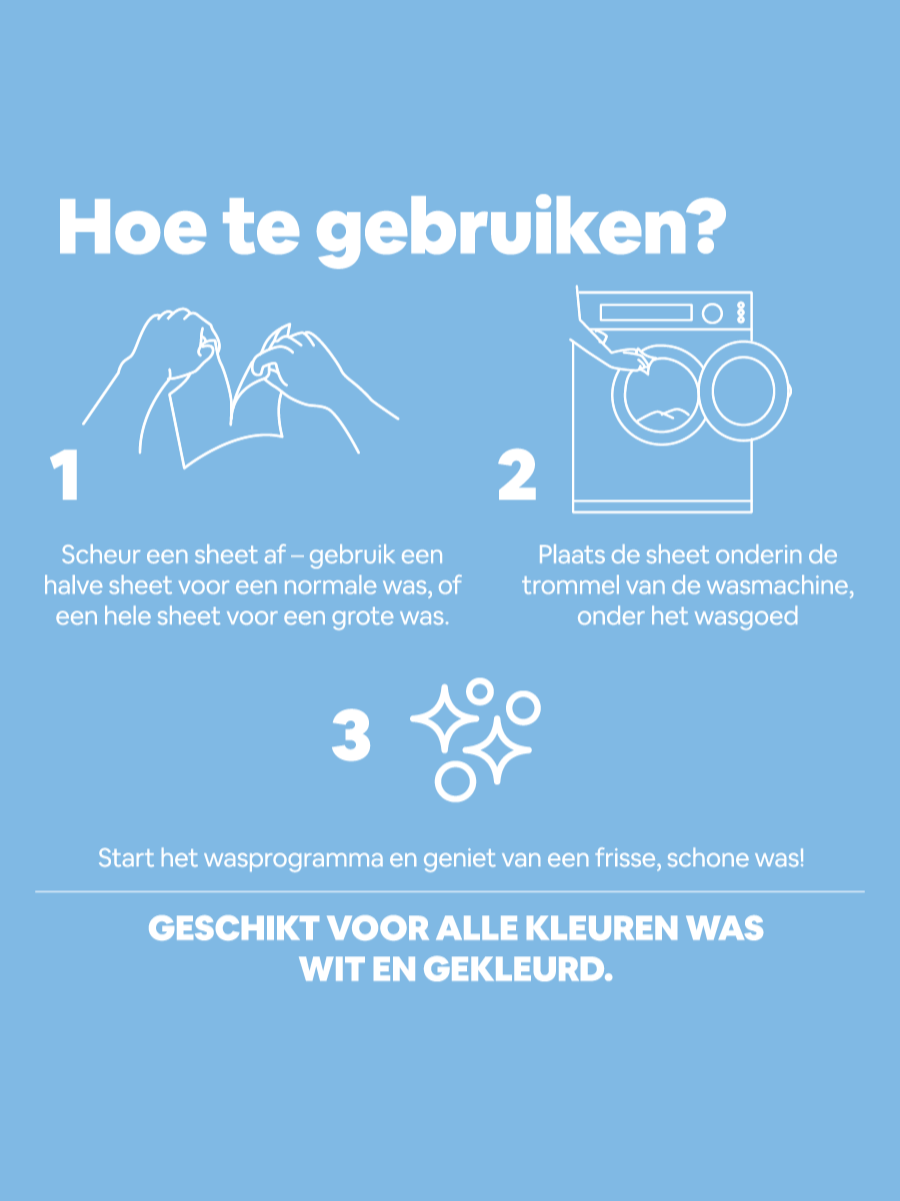 Zeebries wasstrips - 60 wasbeurten - Simplewas